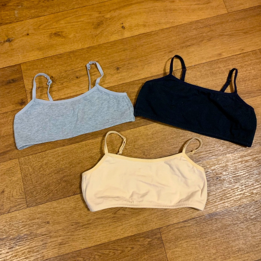 3pack girls Sports Bras